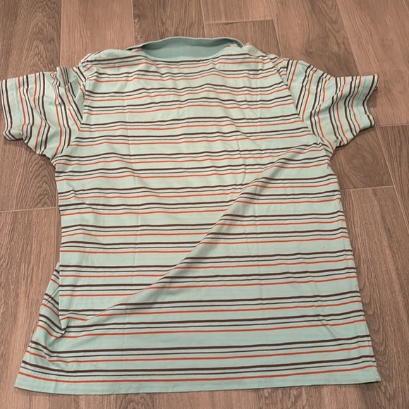 Nike Men’s Striped Collared Shirt Size L - Picture 2 of 4